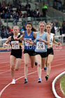 Womens under-17s 1500 metres, North Eastern Track and Fields Champs., Middlesbrough. Photo: David T. Hewitson/Sports for All Pics